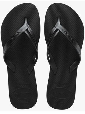 Havaianas black women’s unique flip flop/ thong sandal